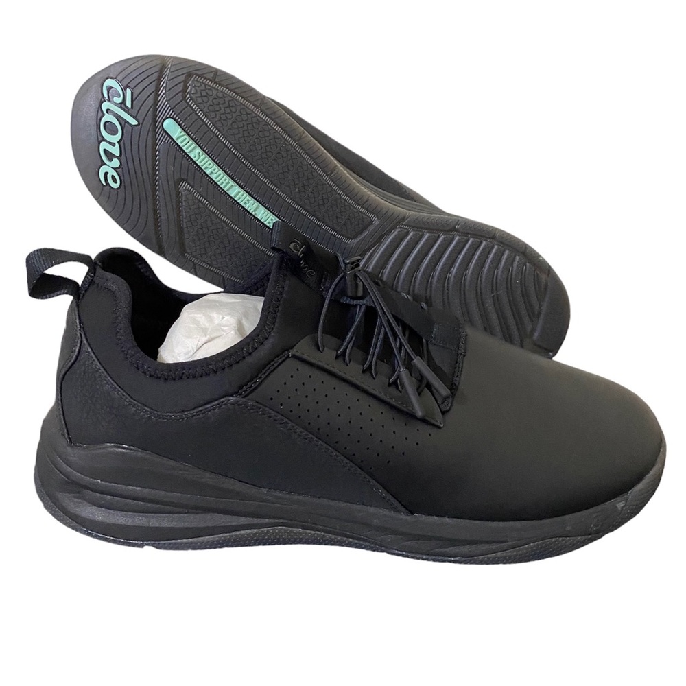 Clove Men's Classic All Black Option Sneakers Nursing Shoes Size 13